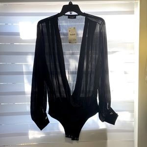 Zara black bodysuit